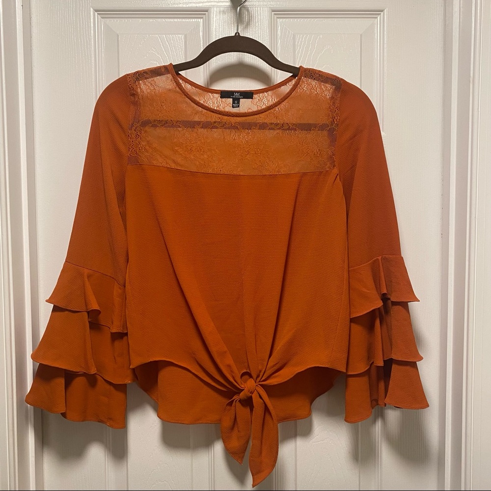 Burnt Orange Blouse